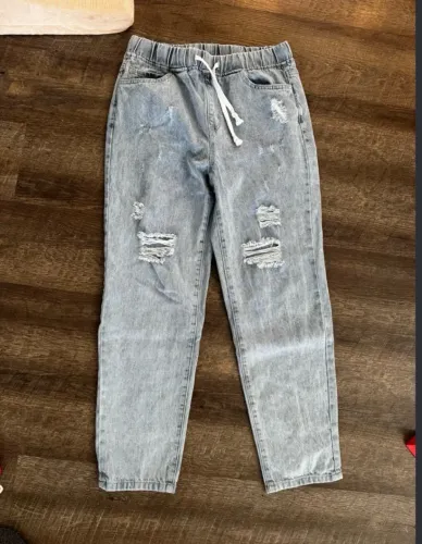 calça Jeans Masculina rasgada