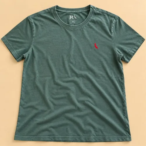 Camiseta Reserva Masculina Verde Algodão 3G