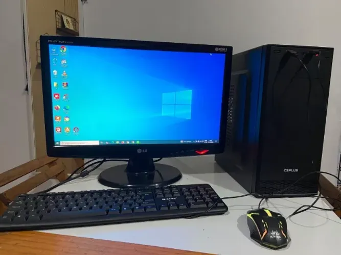 PC Completo i3 + 8GB + SSD 480GB + GT 710 + Monitor LG 21" + Teclado e Mouse