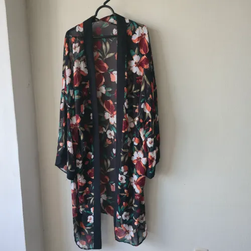 Kimono japonês mousseline
