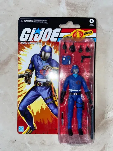 COBRA COMMANDER COMANDANTE COBRA GI JOE CLASSIFIED RETRÔ