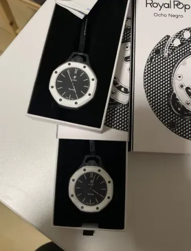 Audemars Piguet x Swatch Relógio Royal Pop OCHO NEGRO 40 mm
