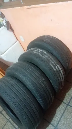4 pneus meia vida aro 17