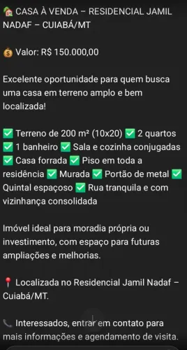 Casa a venda