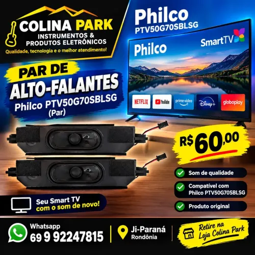 Alto-Falantes Smarttv Philco PTV50G70SBL