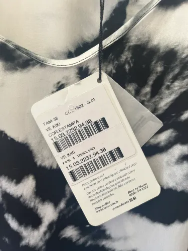 Vestido de seda Le Lis Blanc