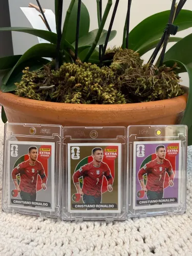 Figurinhas Copa do Mundo 2026 - CR7 Legends Extra Sticker 