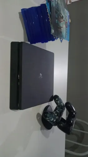 Ps4 slim com jogos
