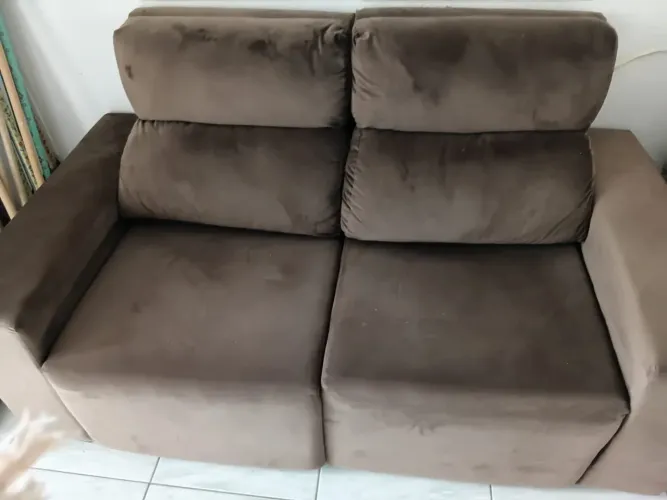 Sofá 2 lugares que vira cama