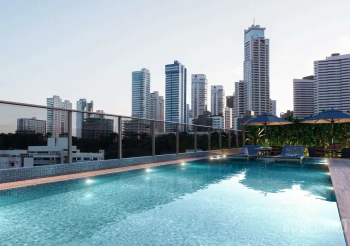 Flat com 1 dormitório à venda, 22 m² por R$ 470.000,00 - Cabo Branco - João Pessoa/PB