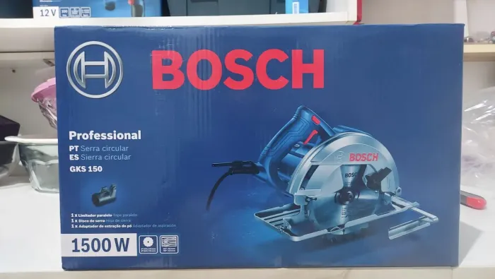 Bosch Serra Circular GKS 150 1500W 220V com 1 disco e guia