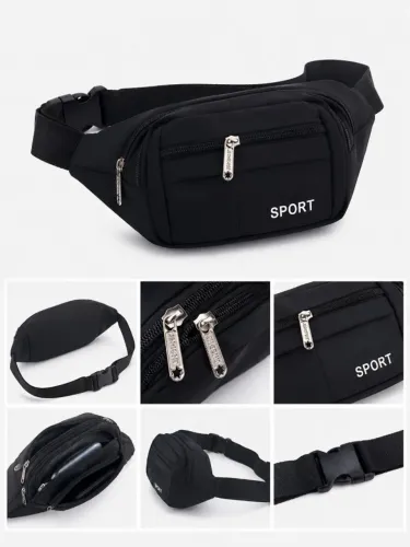 Pochete Impermeável Sport Multi-Zíper: Praticidade e Segurança! 