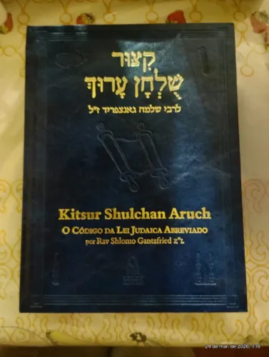 Kitsur Shulchan Aruch Código da Lei Judaica capa dura