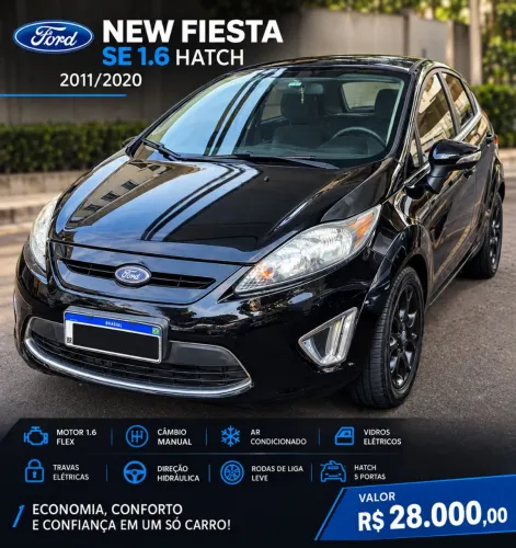 Ford Fiesta SE 1.6 16V Flex 5P 2012