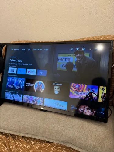 TV LED JVC 32? ANDROID TV - Imagem nítida, perfeita para sua sala ou quarto!