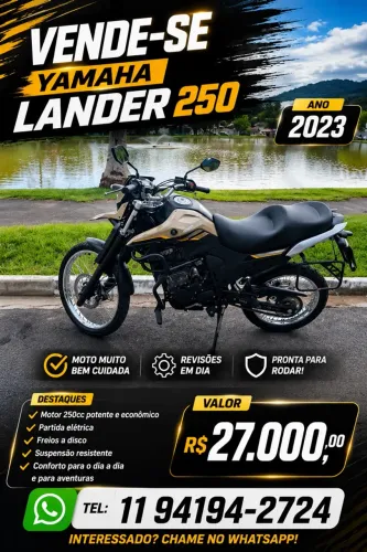 Yamaha XTZ 250 Lander 249cc/lander Blueflex 2023