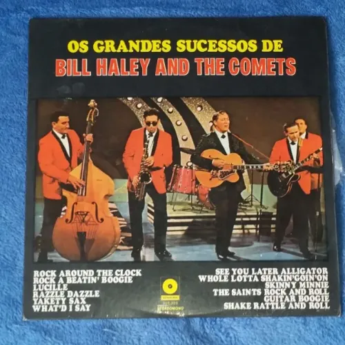 Lp Os Grandes Sucessos De Bill Haley And The Comets disco de 1988 FRETE GRÁTIS *
