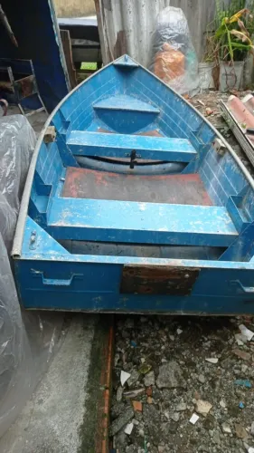 Barco de 3,5 metros + Rabeta Vertical Buffalo 6,5 Cv com Carrinho
