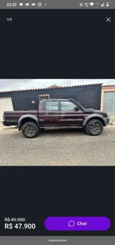 Mitsubishi L200 Outdoor HPE 2.5 4X4 CD T.dies. Mec. 2008