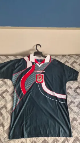 Camisa Retrô Pais de Gales 1994 - Tamanho GG (Pronta Entrega)