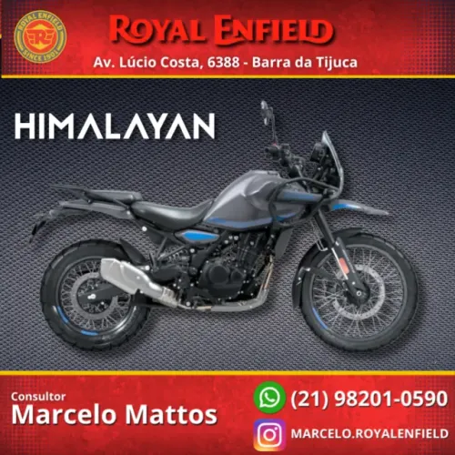 Royal Enfield HIMALAYAN 450 2026 0KM Poppy Blue - Consultor Marcelo Mattos