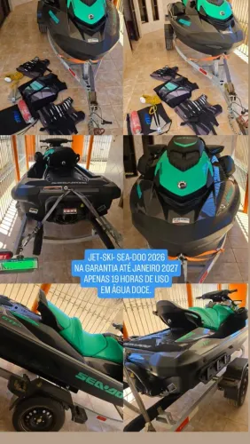 OPORTUNIDADE JET-SKI SEA-DOO GTI 170 2026 19 HORAS DE USO,NA GARANTIA ATE JANEIRO 2027.