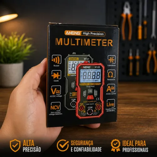 MULTÍMETRO DIGITAL ANENG M127 PROFISSIONAL 