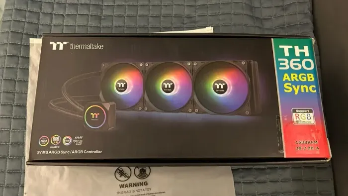 Water Cooler Thermaltake TH360 ARGB Sync 360mm Completo na Caixa (Usado)