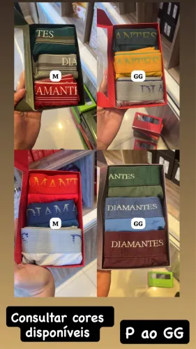 Kit diamantes 3 und cuecas