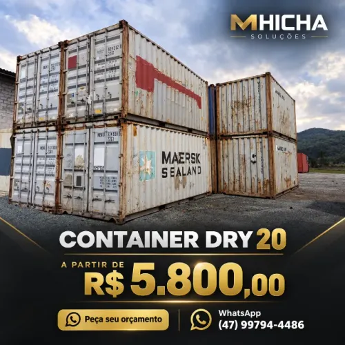 Container Dry 20 pés