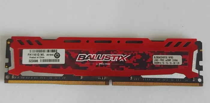 Memória RAM 8GB Ballistix Sport DDR4 2400 mhz