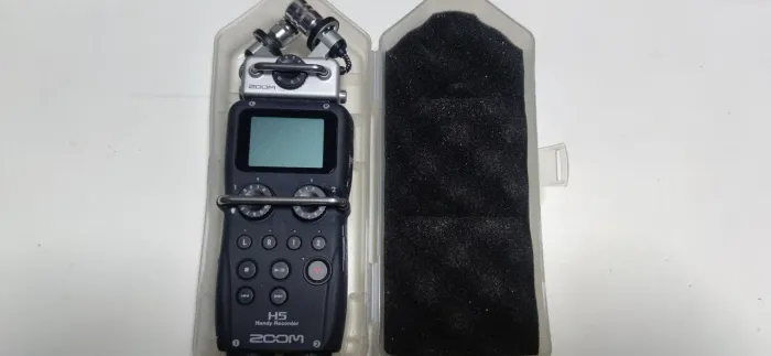 Zoom H5 Gravador ZERADO com case, adaptador e cartão SD, cabo USB, case e caixa origina