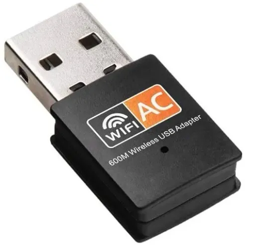 Adaptador Usb Wireless 600mbps Dual Band 5ghz 2.4ghz Nano Shinka 5G