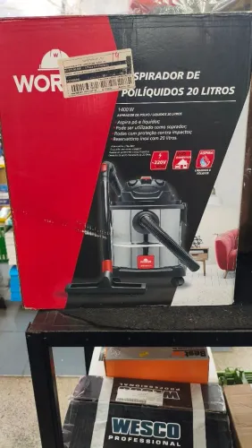 Aspirador de poliquidos 20 litros 220v 1400w uso doméstico
