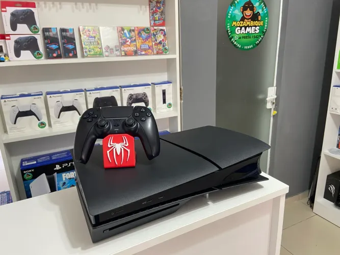 Play 5 Slim black 1TB c/ Leitor ( Loja física )