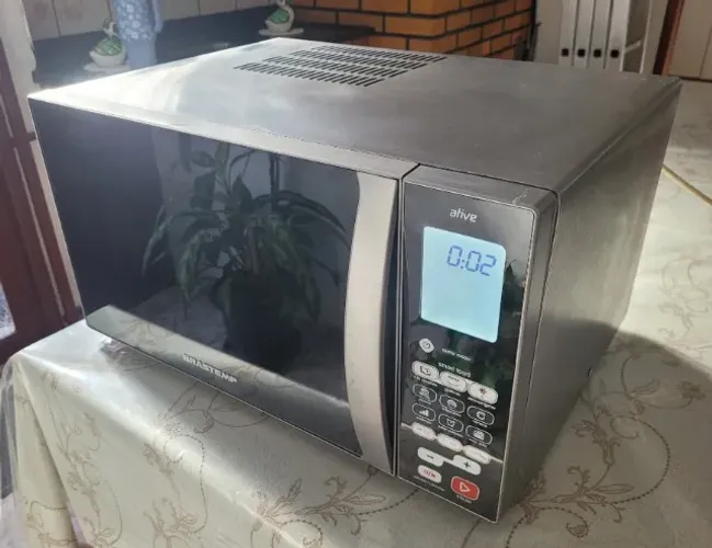 Microondas Brastemp 38L Espelhado Inox Revisado Com Garantia