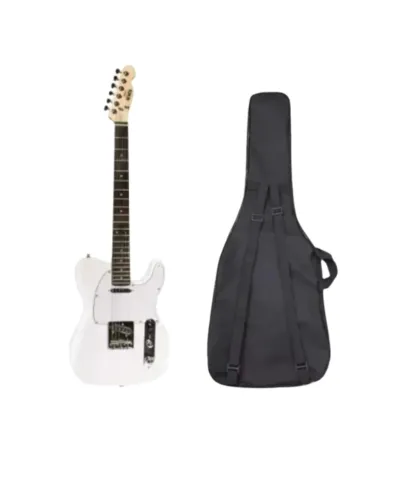 GUITARRA NEWEN TELECASTER BRANCA TL WHITE C/CAPA