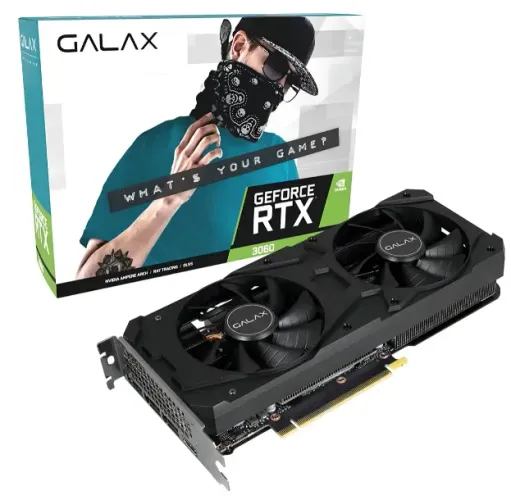 Placa de Vídeo Galax GeForce RTX 3060 12GB GDDR6 OC 1-Click PCIe 4.0