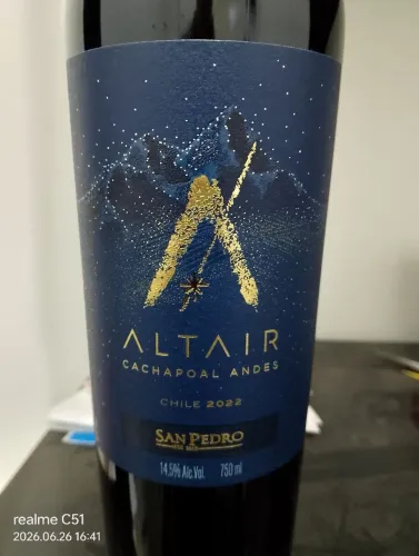 Vinho Altair dele Cachapoal Andréa D.O.