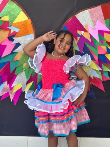 Vestido quadrilha