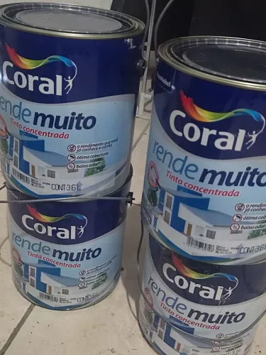 Tinta Acrílica 3,6 Litros Cor azul nova