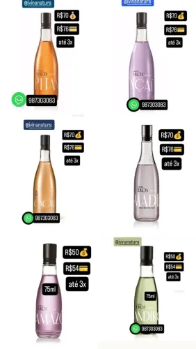 Perfume Ekos Natura - Várias Fragrâncias