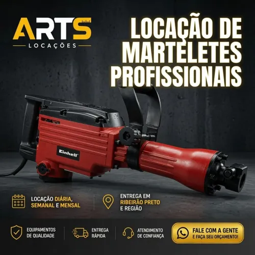 Locação de Martelete Profissional | Ribeirão Preto e Região