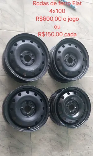 Rodas de ferro aro 14 Fiat 4x100