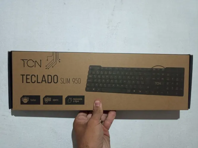 Teclado slim com fio USB TCN