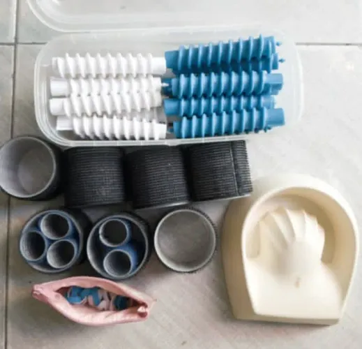 kit Beleza,Formador / Modelador / Bigodim 24 Rolinhos, Bob com velcro