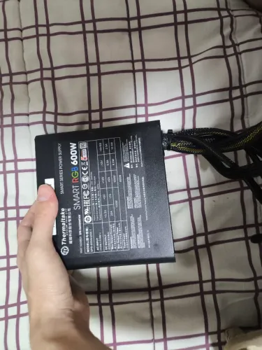 Fonte Thermaltake Smart RGB 600W 80 Plus - Funcionando Perfeitamente