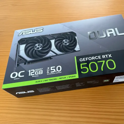Placa de Video NVIDIA GEFORCE RTX 5070 Asus Dual OC 12GB Lacrada e Nota fiscal