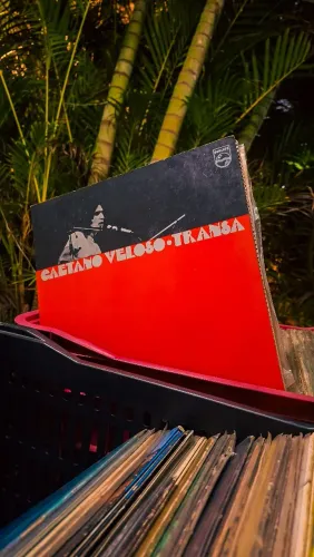 VINIL CAETANO VELOSO - TRANSA 1972 - CAPA DUPLA.