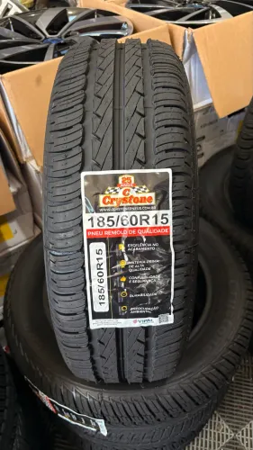 Pneu 185/60r15 remolde Crystone (instalação grátis)